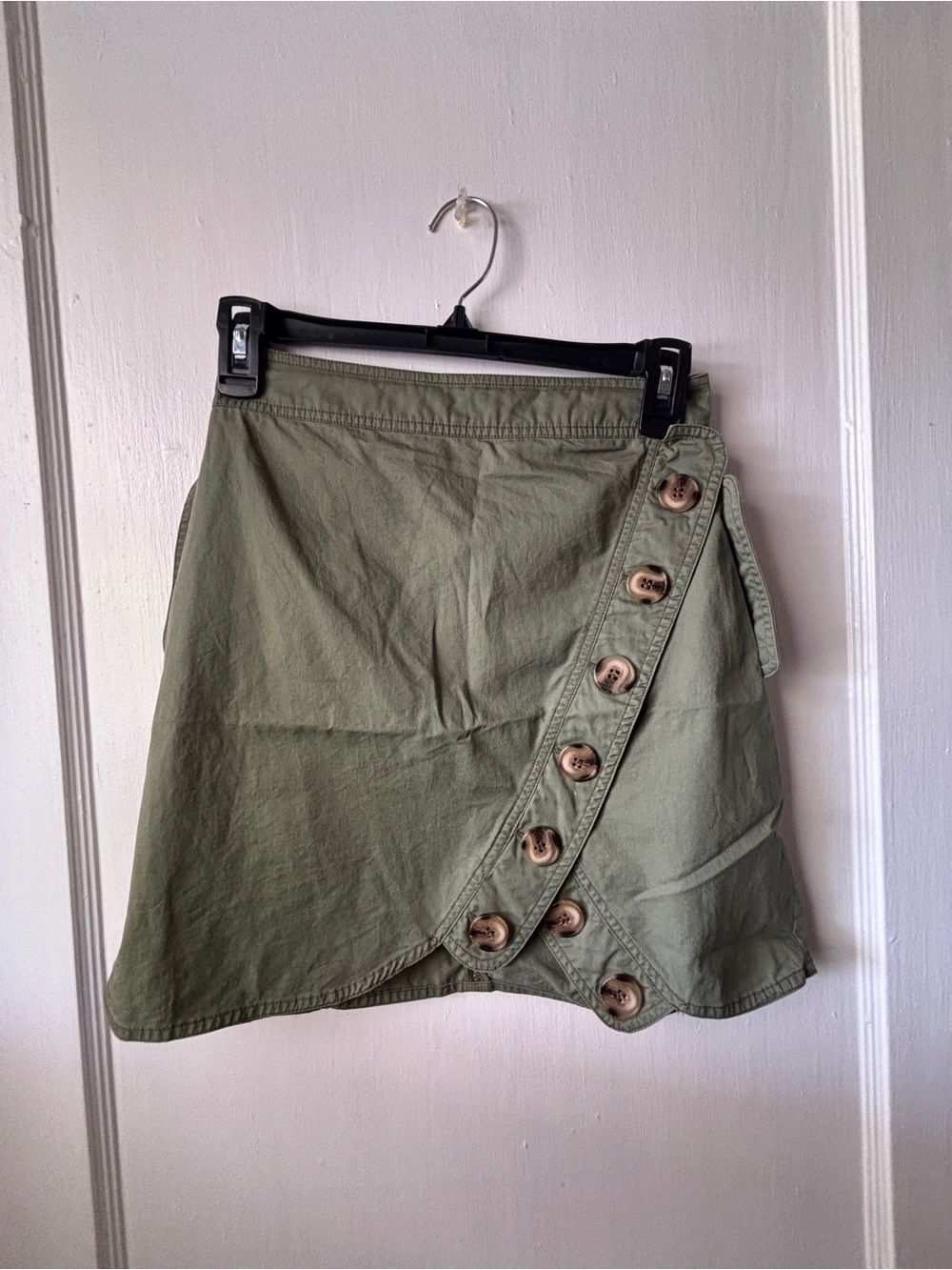 Walter Baker Olive Green Mini Skirt